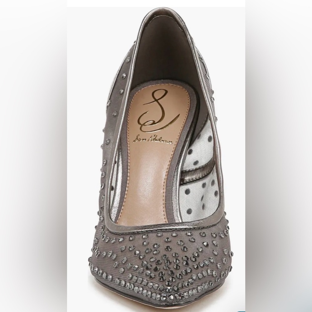 Sam Edelman Hazel Mesh Pointed Toe Heels - Picture 11 of 12